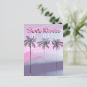 Cartão Postal Santa Mônica Califórnia