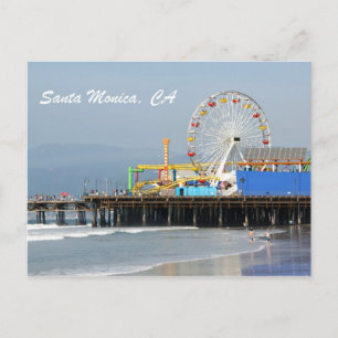 Cartão Postal Santa Monica Pier