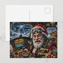 Santa Pilot Merry Christmas