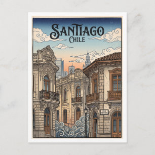 Cartão Postal Santiago Chile