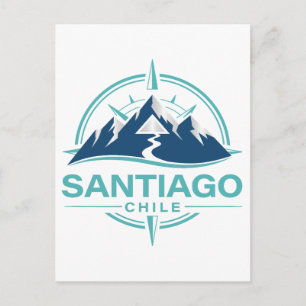 Cartão Postal Santiago Chile América do Sul