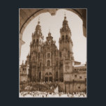 Cartão Postal Santiago de Compostela<br><div class="desc">Catedral de Santiago, Santiago de Compostela, Galiza, Espanha</div>