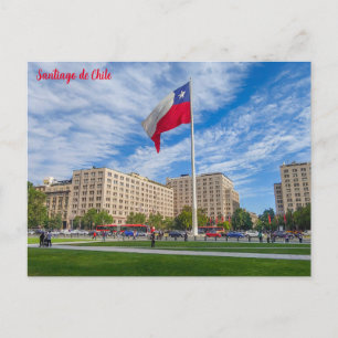 Cartão Postal Santiago do Chile, Bandera Bicentenário