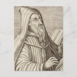 Cartão Postal Santo Agostinho de Hipona A Chama do Amor Divino