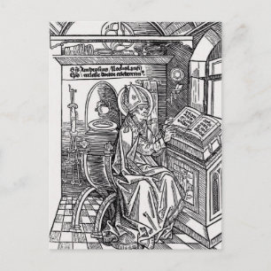 Cartão Postal Santo Ambrose de Milão