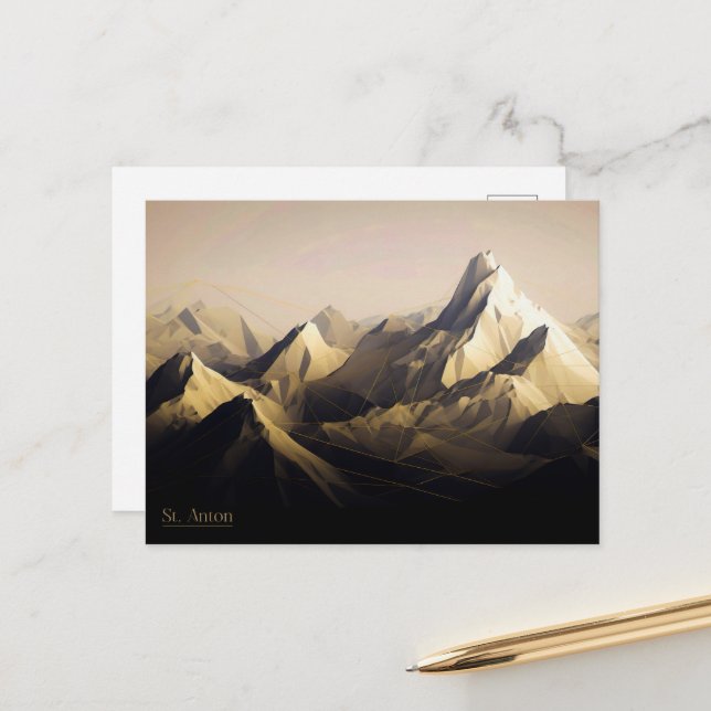 Cartão Postal Santo Anton Dusk (Frente/Verso In Situ)
