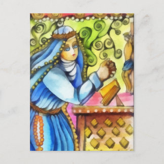 Cartão Postal Santo Catherine de Siena
