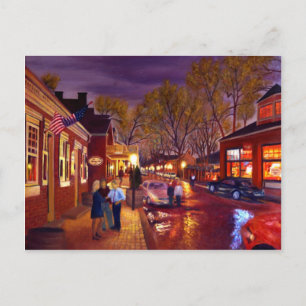 Cartão Postal Santo Charles Cityscape Paisagem de Óleos
