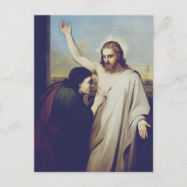 Cartão Postal Santo de dúvidas Thomas de Silvestro Lega