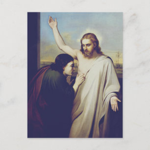 Cartão Postal Santo de dúvidas Thomas de Silvestro Lega