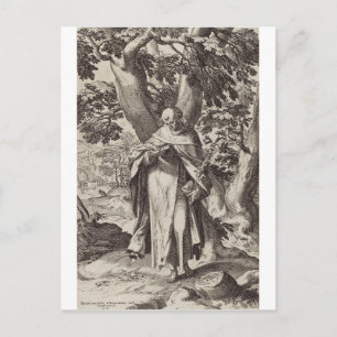 Cartão Postal Santo Dominic Castilian padre católico
