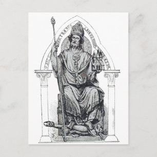 Cartão Postal Santo Eleutherius de Tournai Bishop