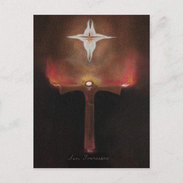 Cartão Postal Santo Francis de Assisi (Frente)