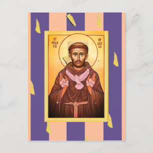 Cartão Postal Santo Francis de Assisi