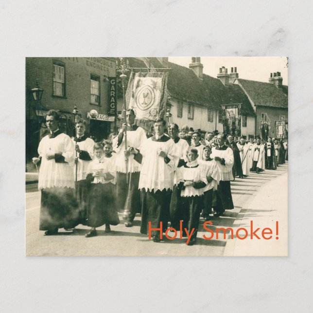 Cartão Postal Santo Fumo! (Frente)