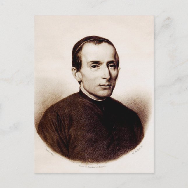 Cartão Postal Santo Giuseppe Cafasso Franciscan (Frente)