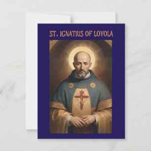 Cartão Postal Santo Ignatius da Loyola Católica Romana