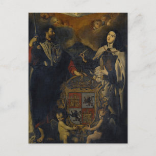 Cartão Postal Santo James o Grande pela Escola de Madri