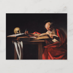 Cartão Postal Santo Jerome (por Caravaggio)
