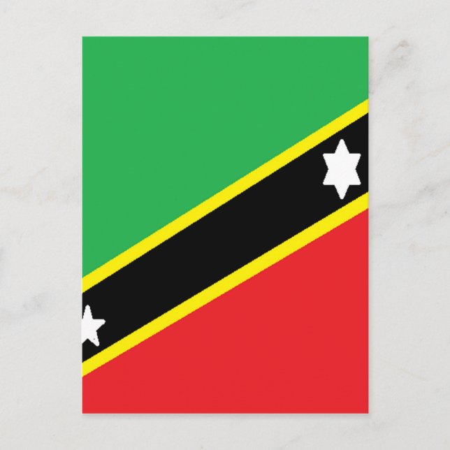 Cartão Postal Santo Kitts e Nevis (Frente)