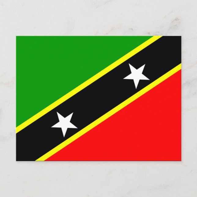 Cartão Postal Santo Kitts & Nevis (Frente)