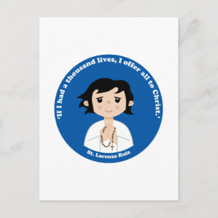 Cartão Postal Santo Lorenzo Ruiz