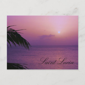 Cartão Postal Santo Lucia Purple Sunset
