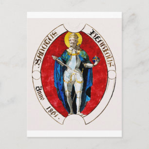 Cartão Postal Santo Luís IX Rei da França