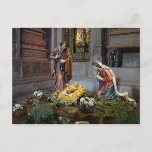 Cartão Postal Santo Maria, Jesus e Santo José em Jeronimos