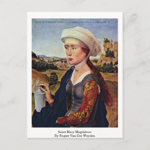 Cartão Postal Santo Mary Magdalene. Por Rogier Van Der Weyden