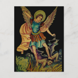 Cartão Postal Santo Michael The Archangel