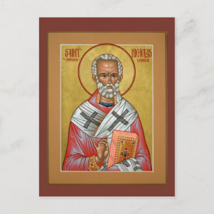 Cartão Postal Santo Nicholas Prayer Card