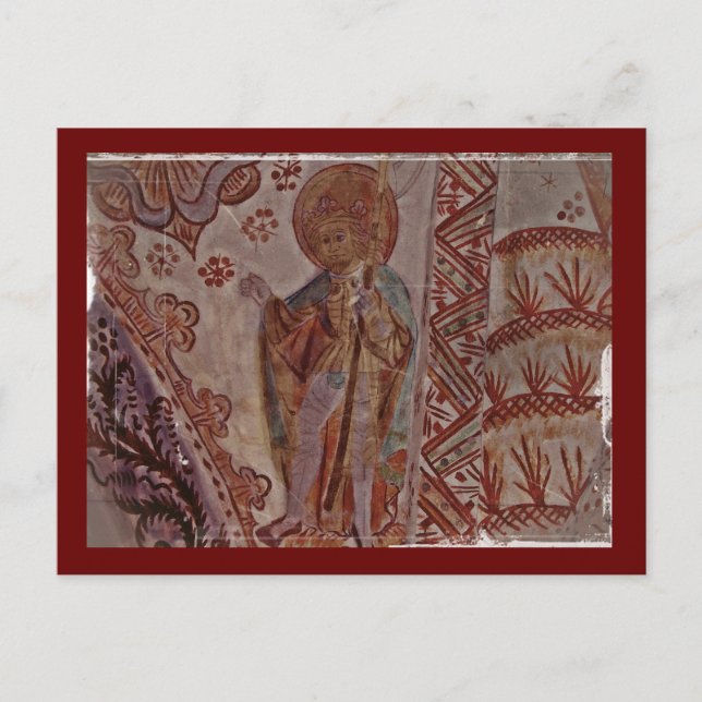 Cartão Postal Santo Olavo da Noruega (Frente)