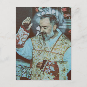 Cartão Postal Santo Padre Pio de Pietrelcina Padre Seráfico