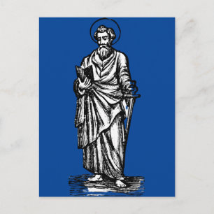 Cartão Postal Santo Paul Apostle às Gentiles