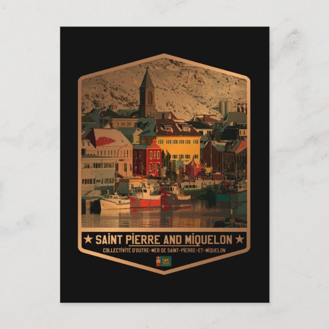 Cartão Postal Santo Pierre e Miquelon (Frente)