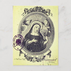 Cartão Postal Santo Rita de Cascia