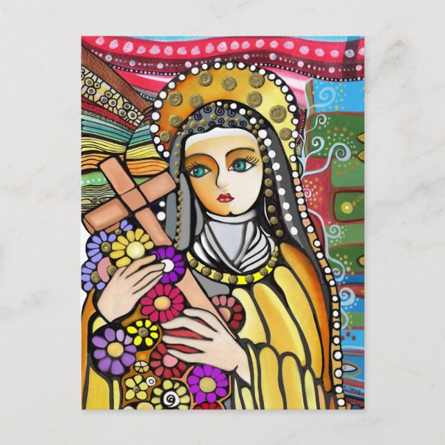 Cartão Postal Santo Teresa de Jesus (Frente)
