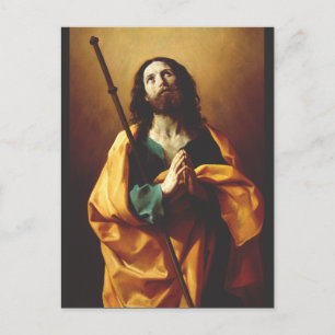Cartão Postal Santo Tiago Maior por Guido Reni Arte