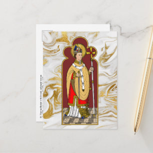 Cartão Postal Santo Tomás Becket com Espada (M 033; Colorido)