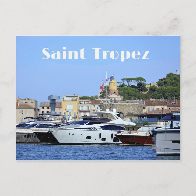 Cartão Postal Santo-Tropez (Frente)