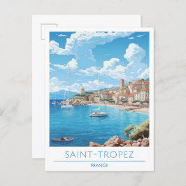 Cartão Postal Santo Tropez França