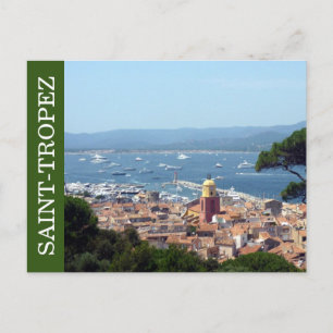 Cartão Postal santo tropez verde