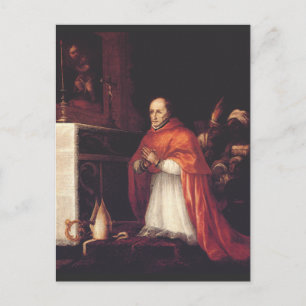 Cartão Postal Santo Turibius do arcebispo Mogrovejo de Lima