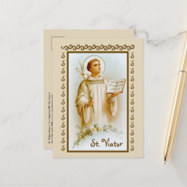 Cartão Postal Santo Viator de Lyon o Catequista (BF 02)