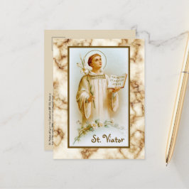 Cartão Postal Santo Viator de Lyon o Catequista (BF 02)