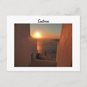 Cartão Postal Santorini