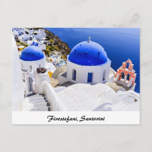 Cartão Postal Santorini