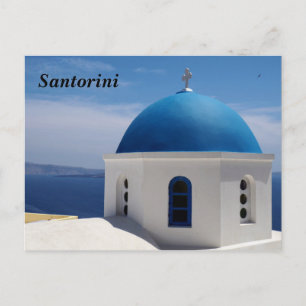 Cartão Postal Santorini