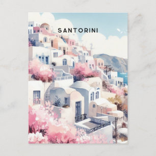 Cartão Postal santorini